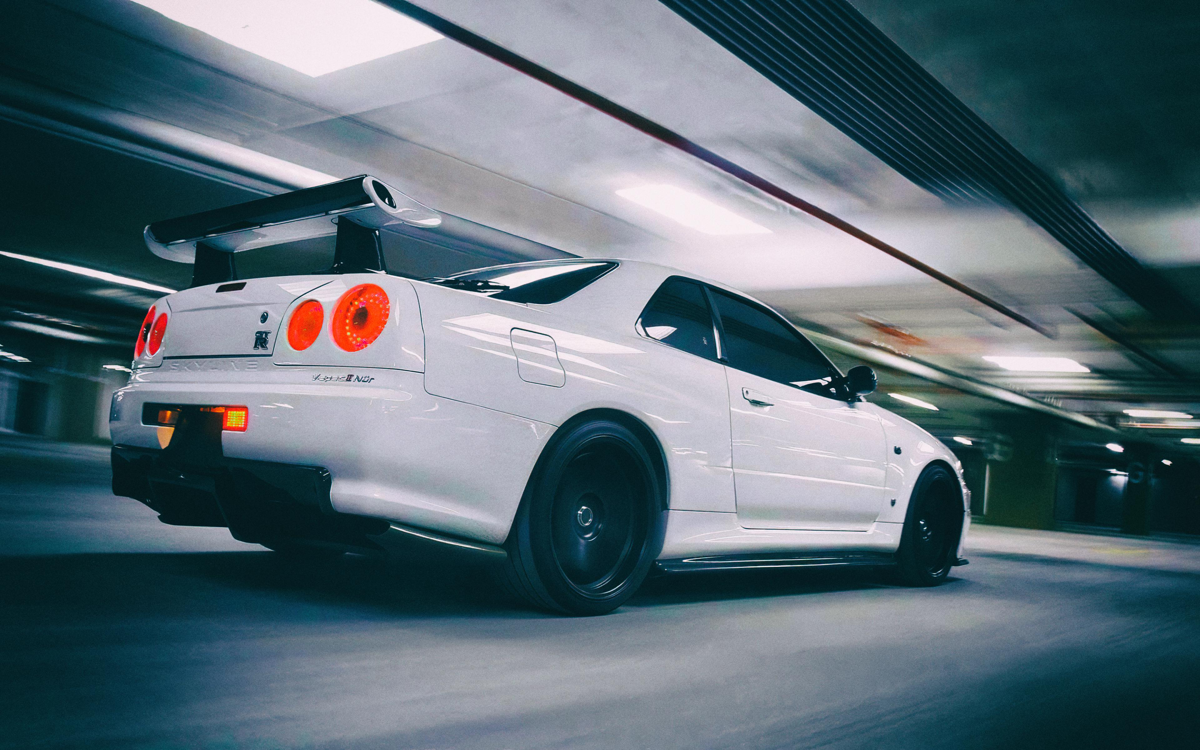 3840x2400 Nissan Skyline R34 GTR V Spec II Nur [3840×2500]
