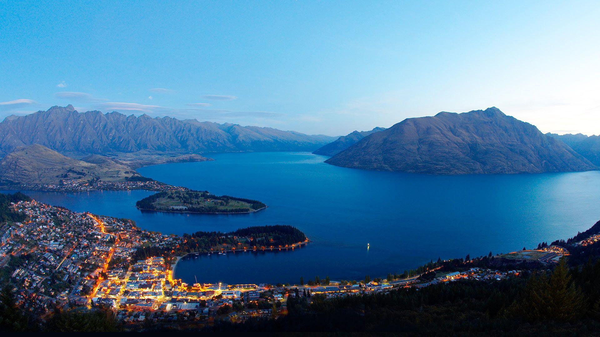 1920x1080 Queenstown new zealand wakatipu lake wallpaperx1080
