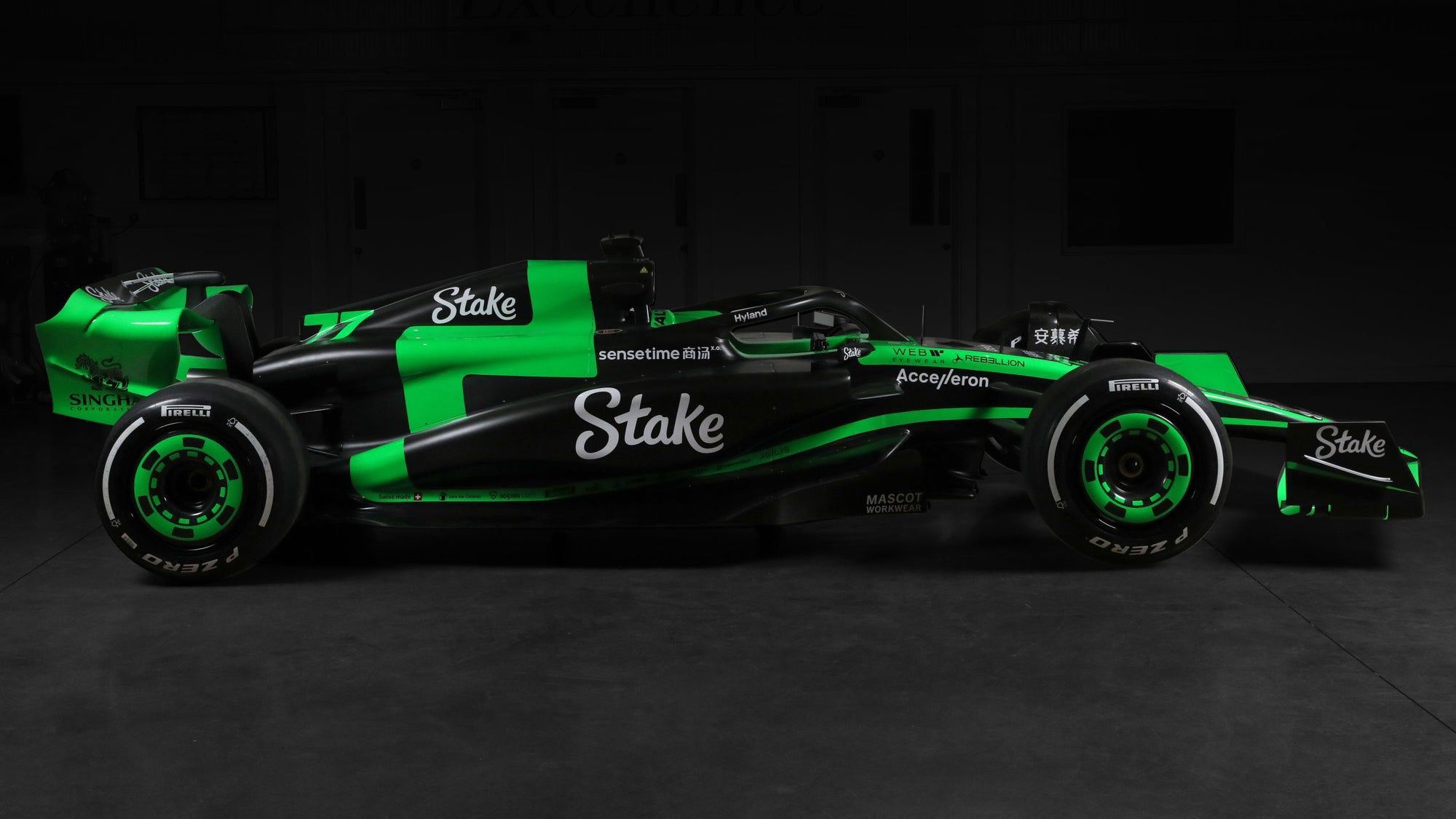 2000x1125 Stake F1® Sauber C44 Show Car