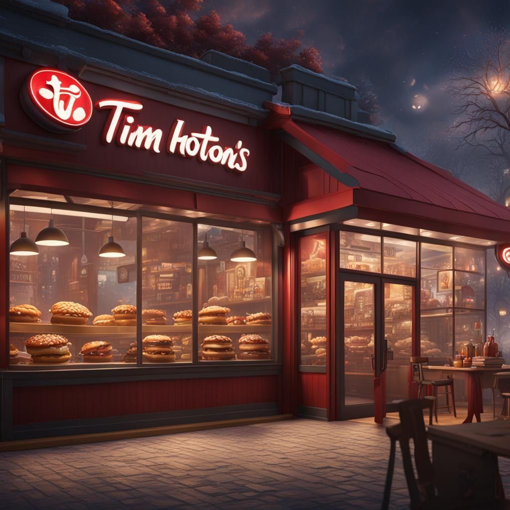 1024x1024 Tim Hortons Tim Hortons Detailed Matte Paintin