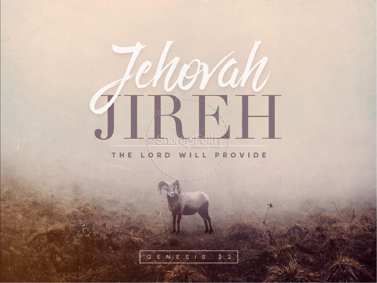 1600x1200 Jehovah Jireh The Lord Provides Worship Background
