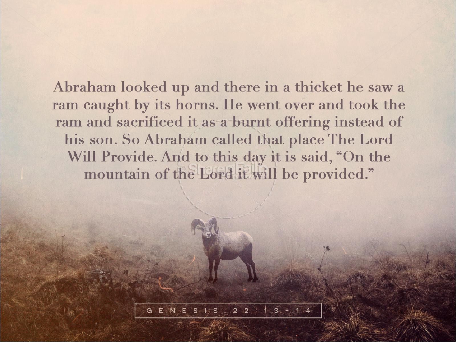 1600x1200 ShareFaith Media Jehovah Jireh The Lord Provides Sermon PowerPoint