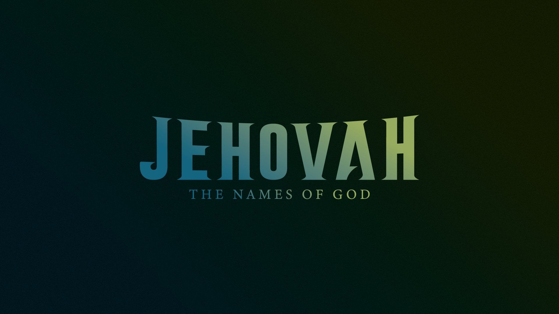 1920x1080 Jehovah Jireh: The Lord is Our Provider