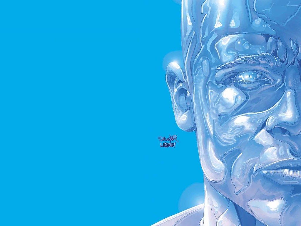 1024x768 X Men Iceman Wallpaper