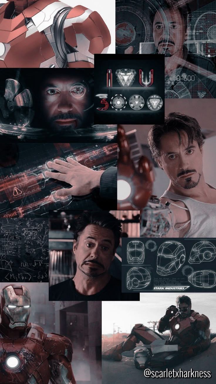 736x1310 tony stark aesthetic wallpaper
