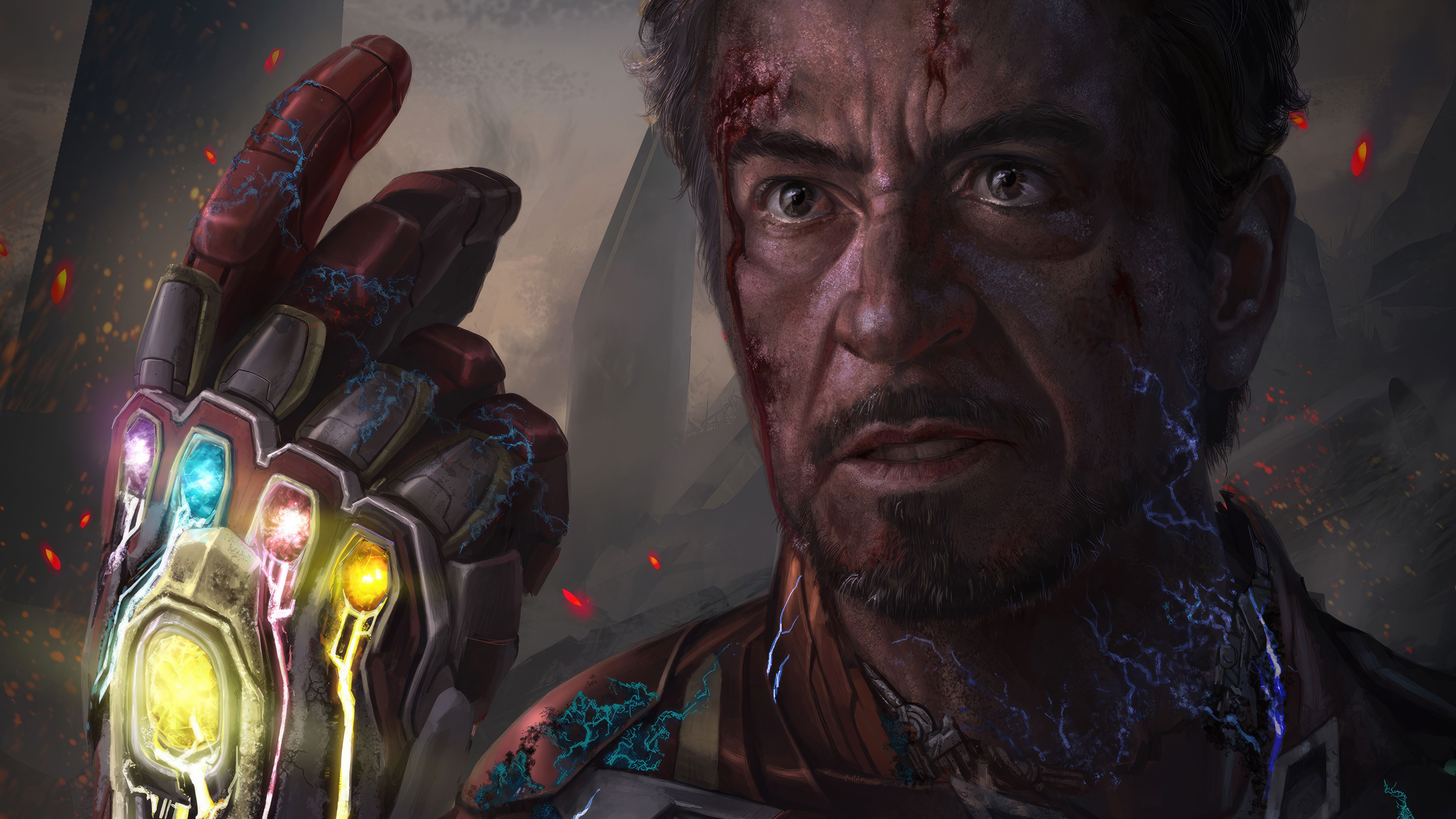 5120x2880 Tony Stark Snap Artwork 5k Wallpaper, HD Superheroes Wallpaper, 4k Wallpaper , Image, Background, Photos and Picture