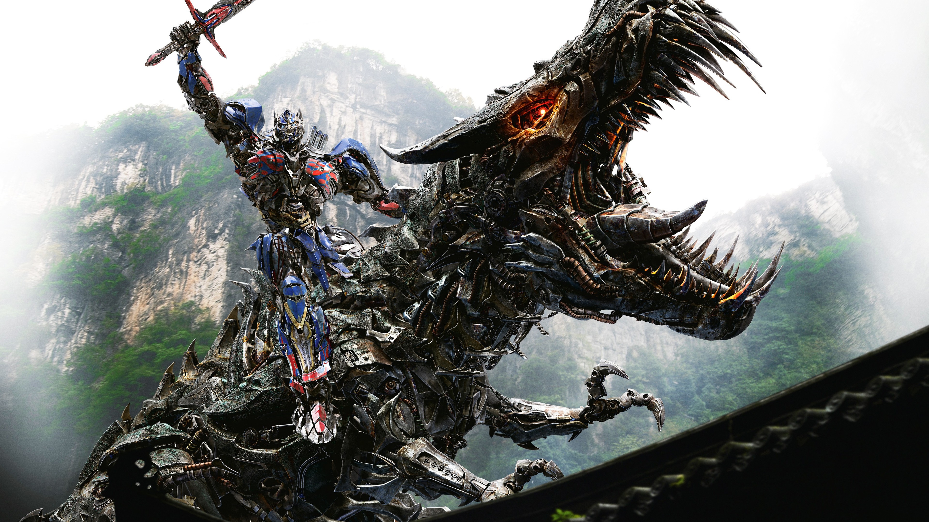3840x2160 Optimus Prime On Dinobot Wallpaper, HD Movies 4K Wallpaper, Image and Background