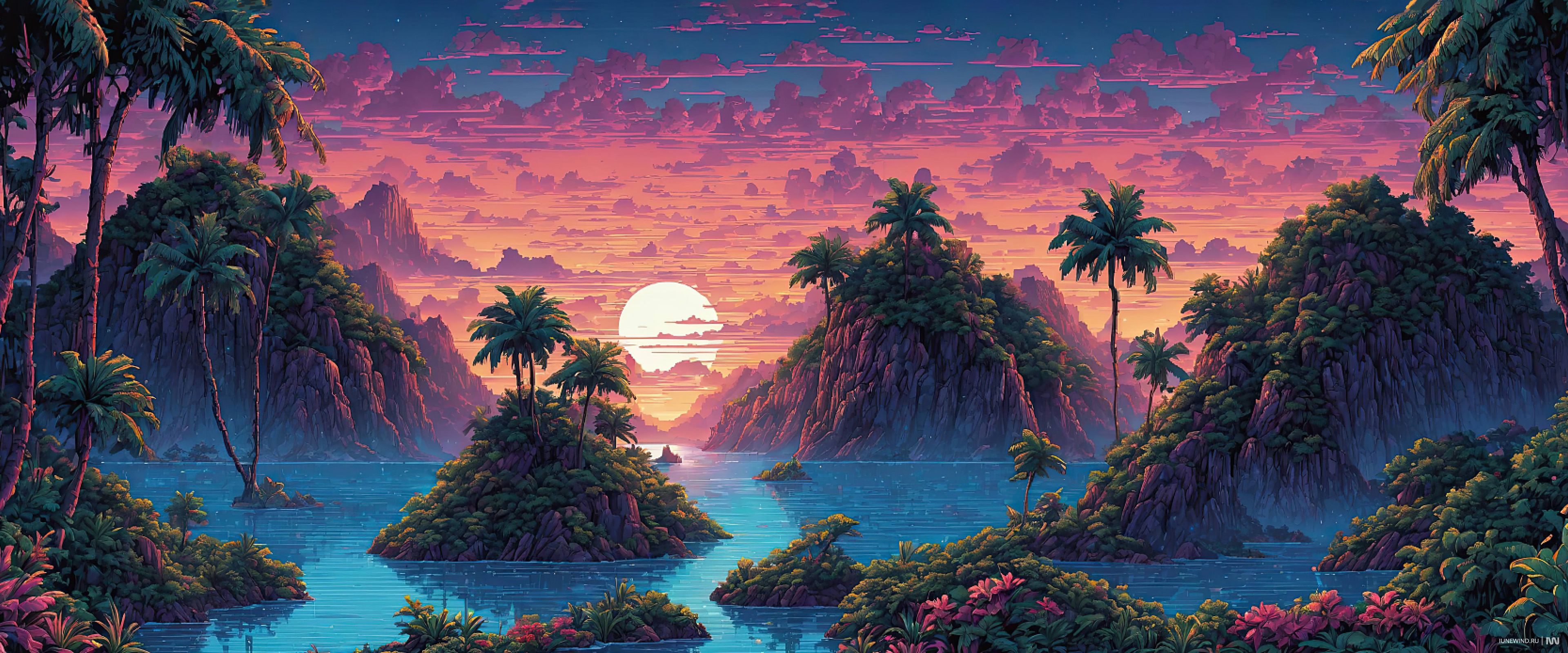 3840x1600 Pixel Tropic Ultra Wide
