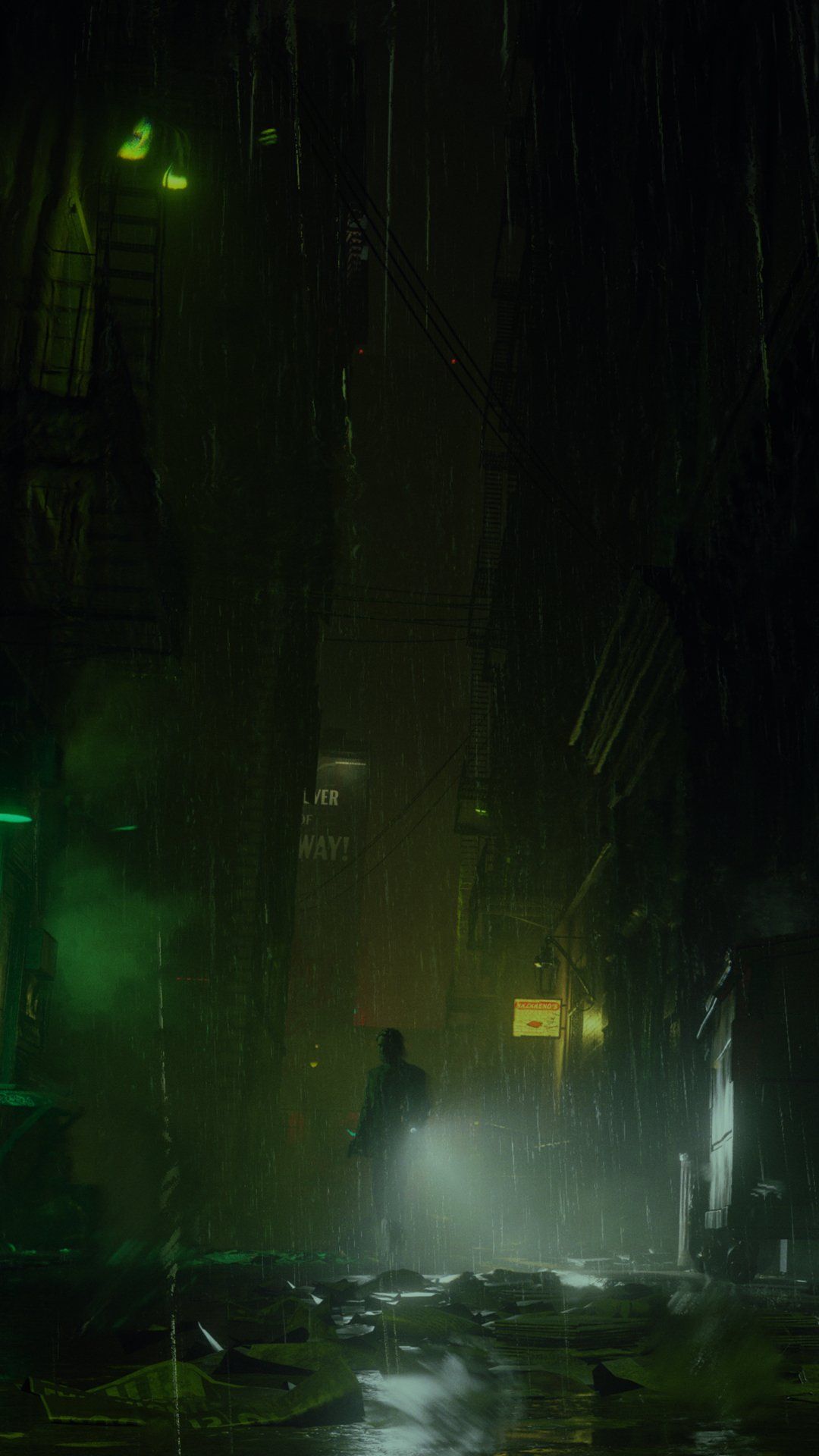 1080x1920 Alan Wake 2 Mystical Night Scene Wallpaper