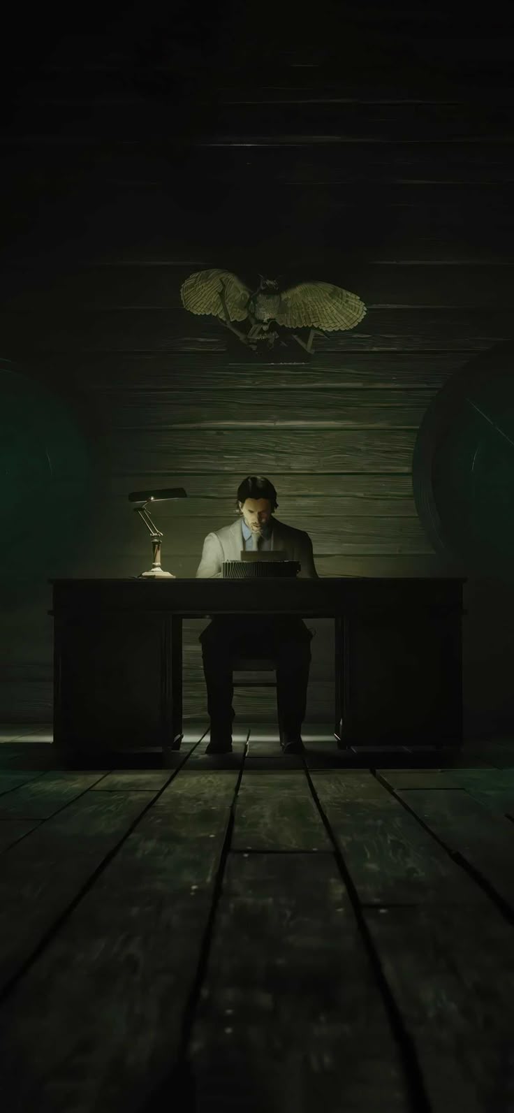 736x1593 Alan Wake 2 Wallpaper