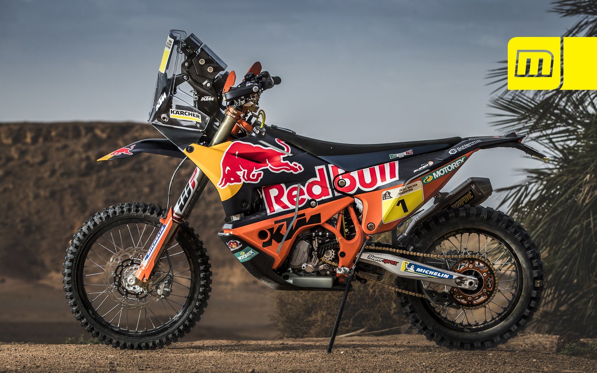 1920x1200 Wallpaper: 2018 Red Bull KTM 450 Rally