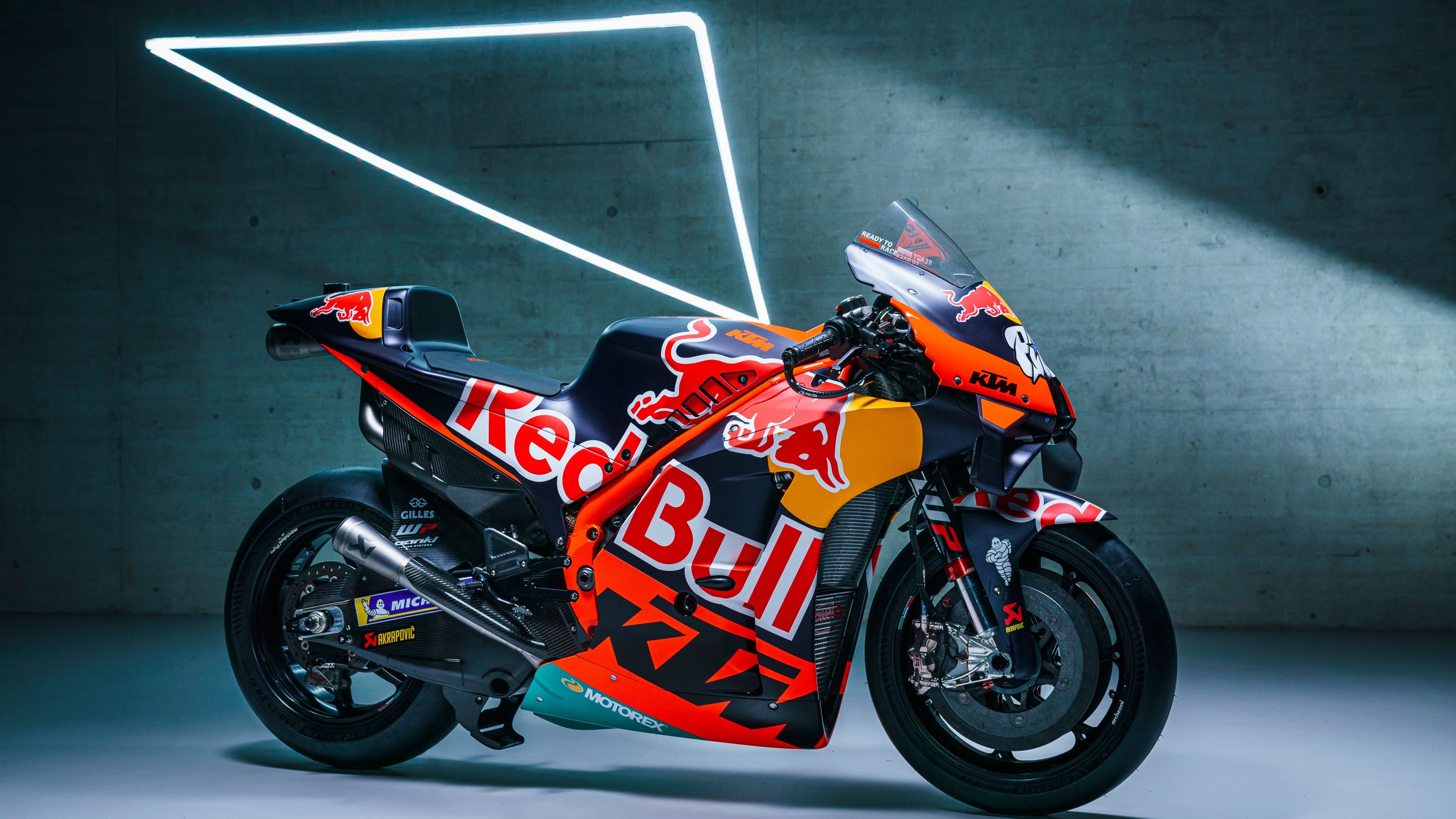 4480x2520 KTM RC16 Wallpaper 4K, Red Bull Racing, MotoGP, 2022