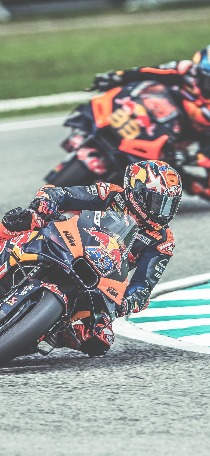 736x1594 Jack Miller Red Bull KTM Malaysian Grand Prix 2023 iPhone Wallpaper