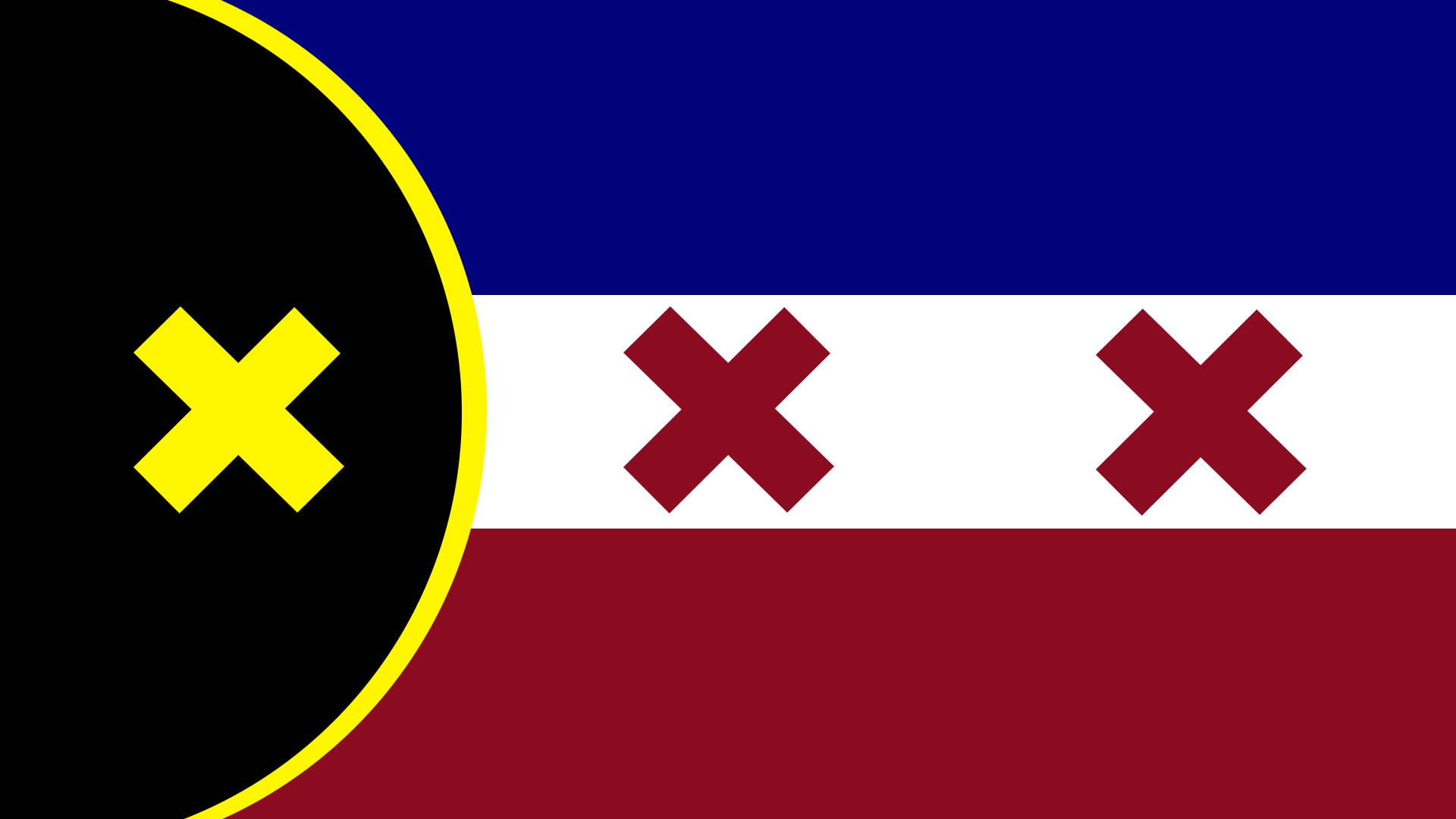 1920x1080 The Flag of the Fictional Nation of L'Manburg (Designer looking for feedback)