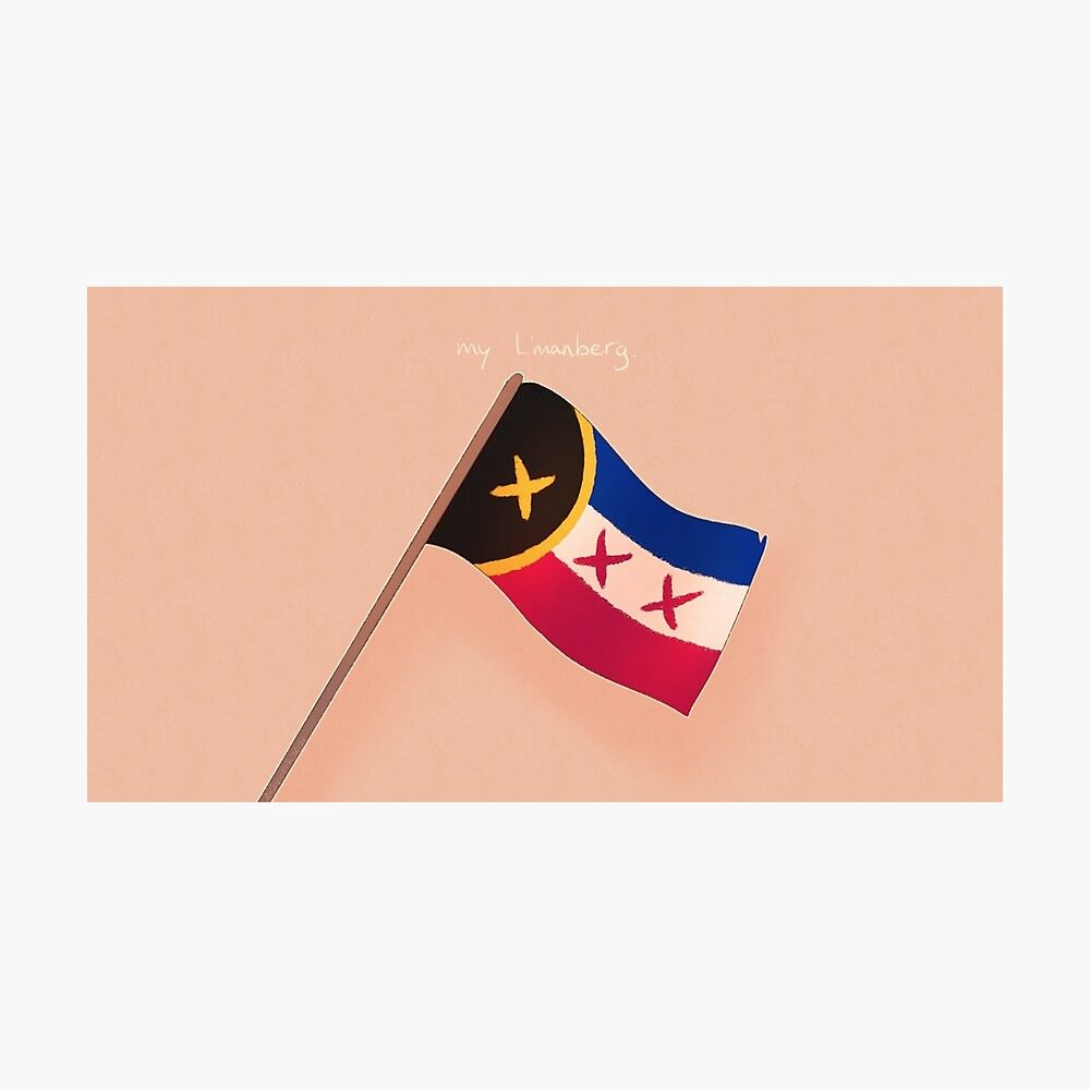 1000x1000 L'manberg Flag Poster By Ash Patch
