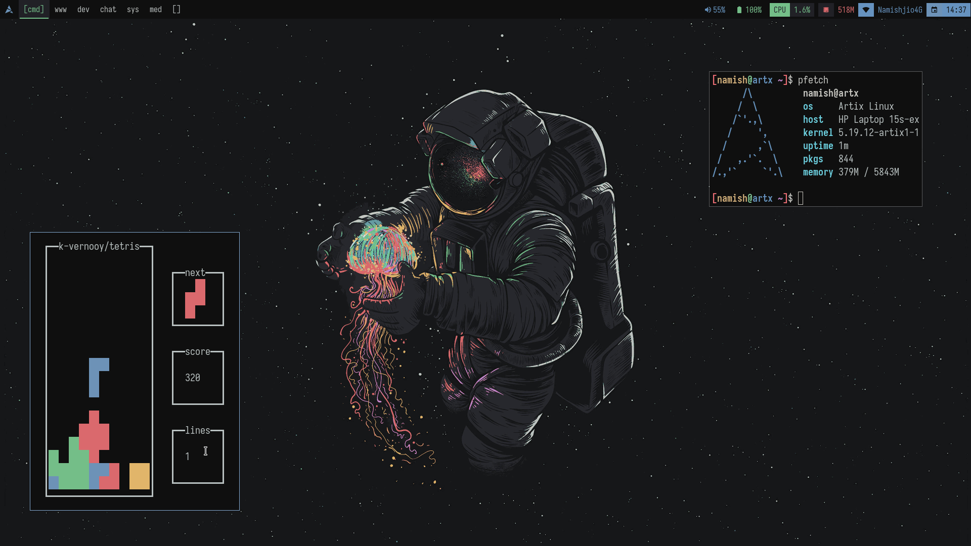 1920x1080 GitHub Dwm: Dwm Build Focused On Being Both Functional And Eye Candy · GitHub