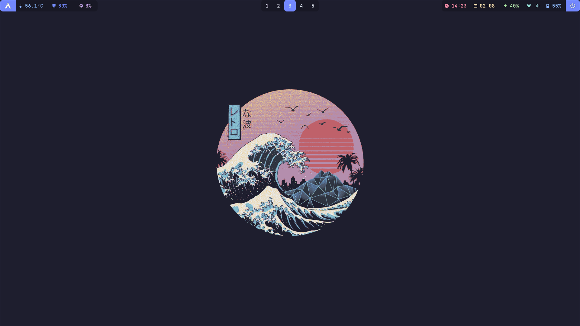 1920x1080 Hyprland My first Arch Linux (and Hyprland) rice