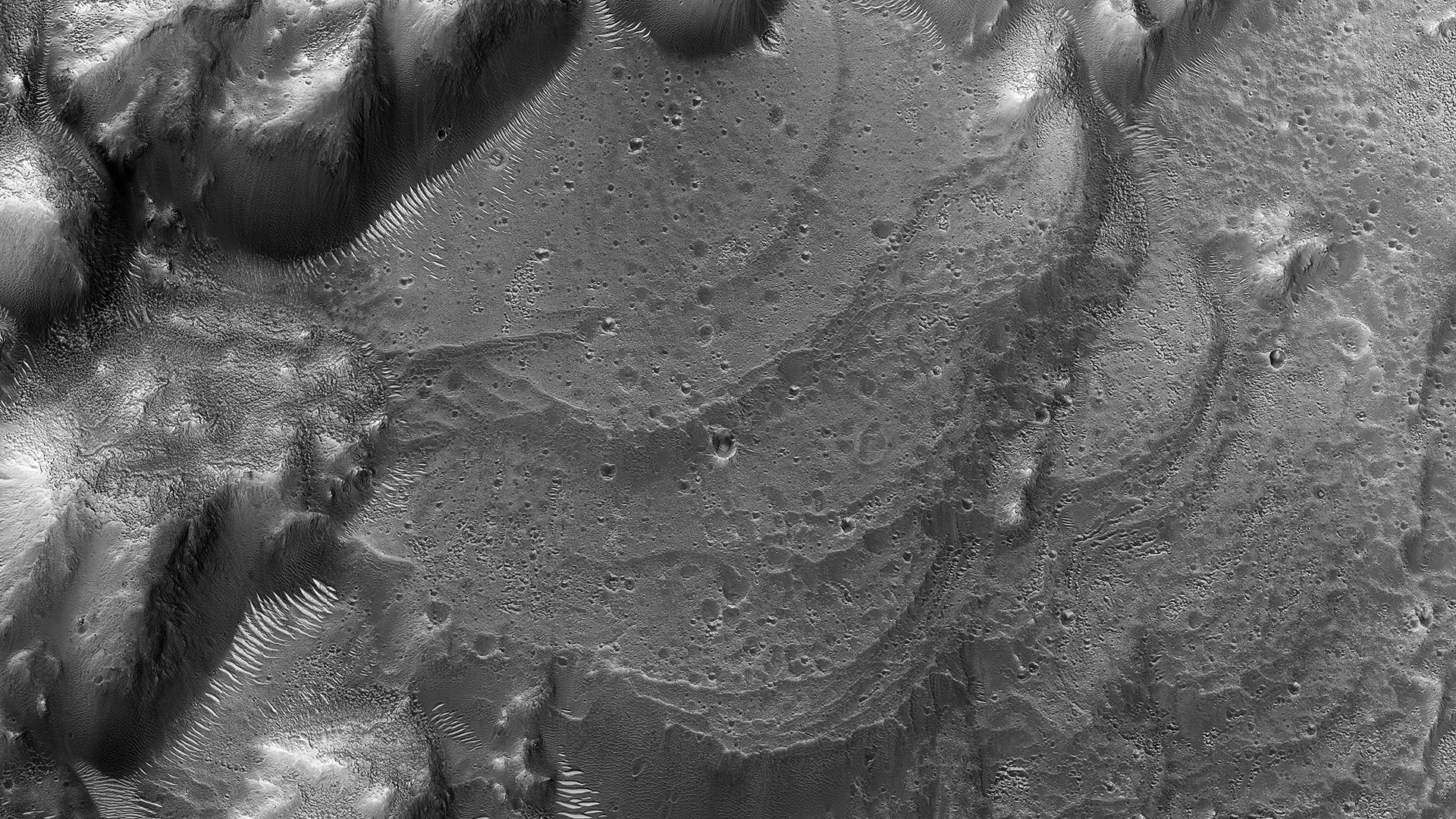 1920x1080 A Possible Alluvial Fan. NASA Jet Propulsion Laboratory (JPL)