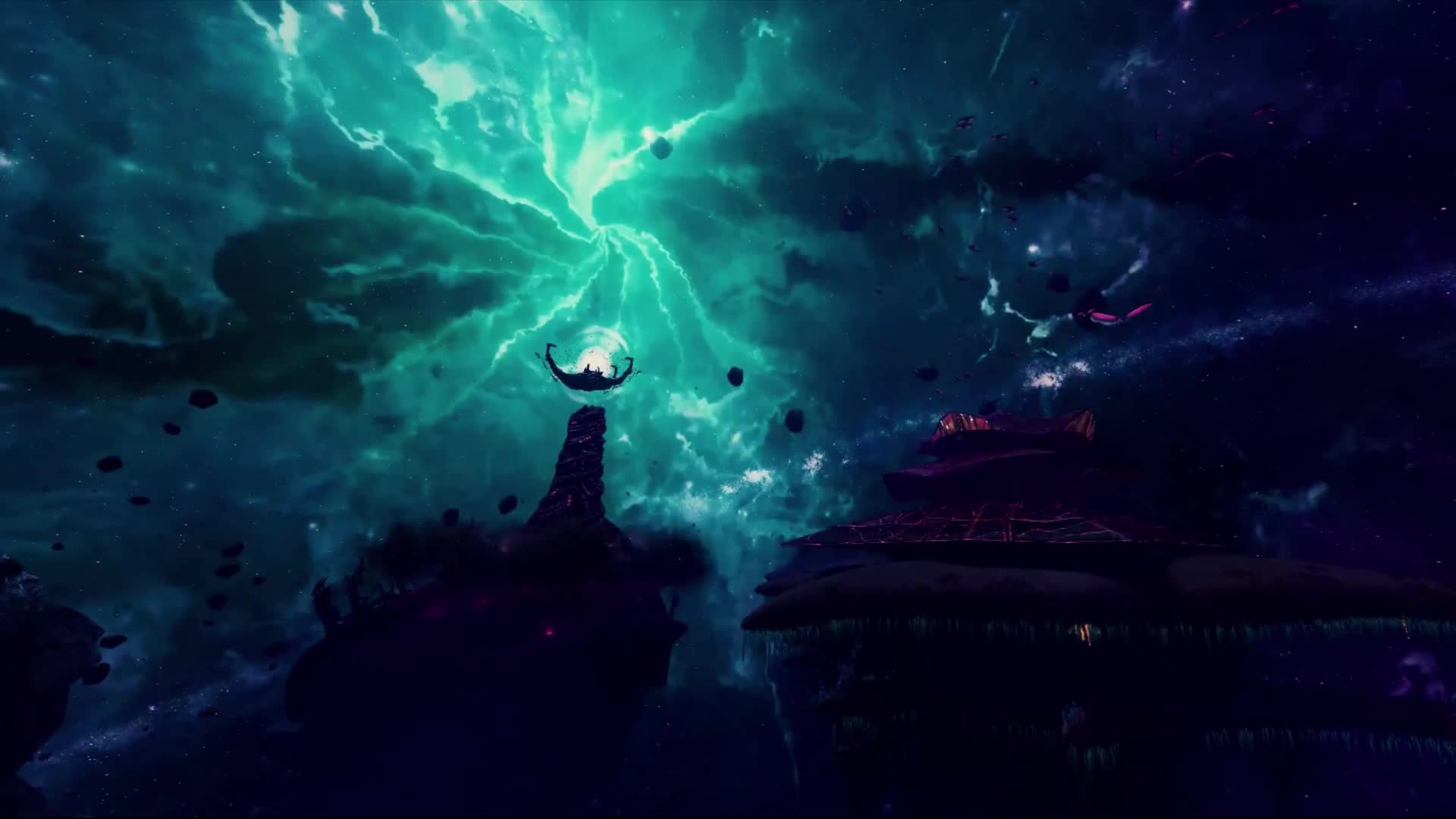 1920x1080 Black Mesa Deep Blue Valve Xen Live Wallpaper