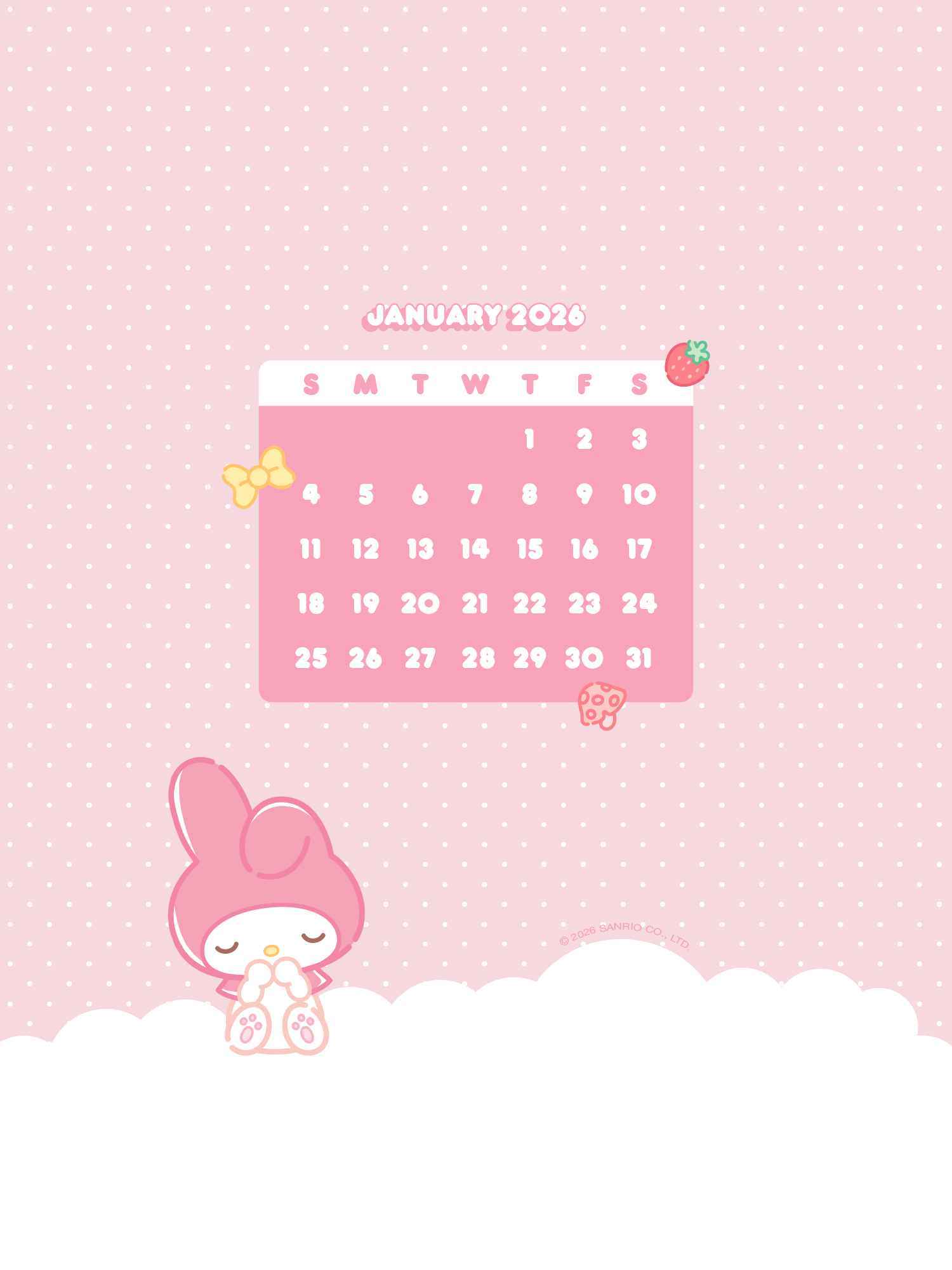 1500x2000 Sanrio Character Wallpaper