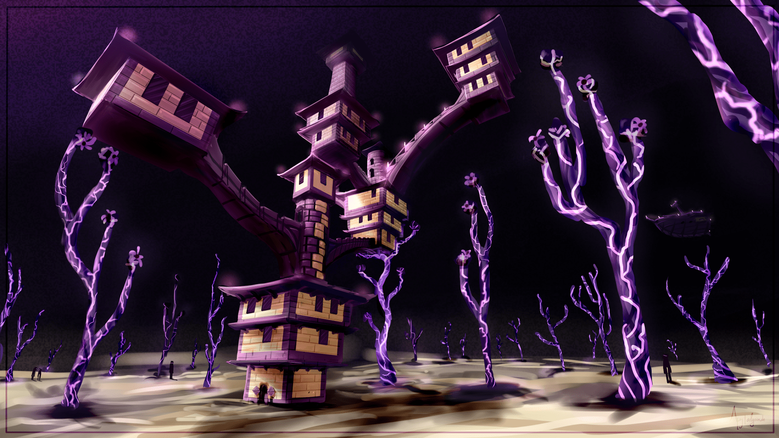 1600x900 Minecraft The End Wallpaper
