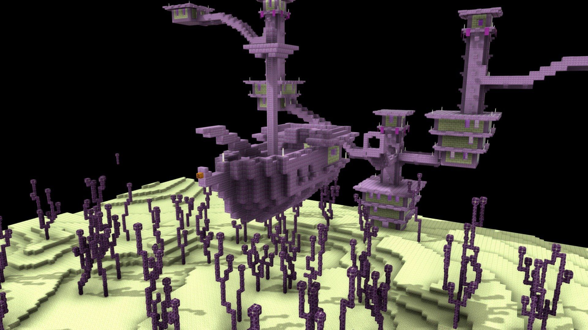 1920x1080 END CITY MINECRAFT Free 3D model by DURVESH S [251ac9f]