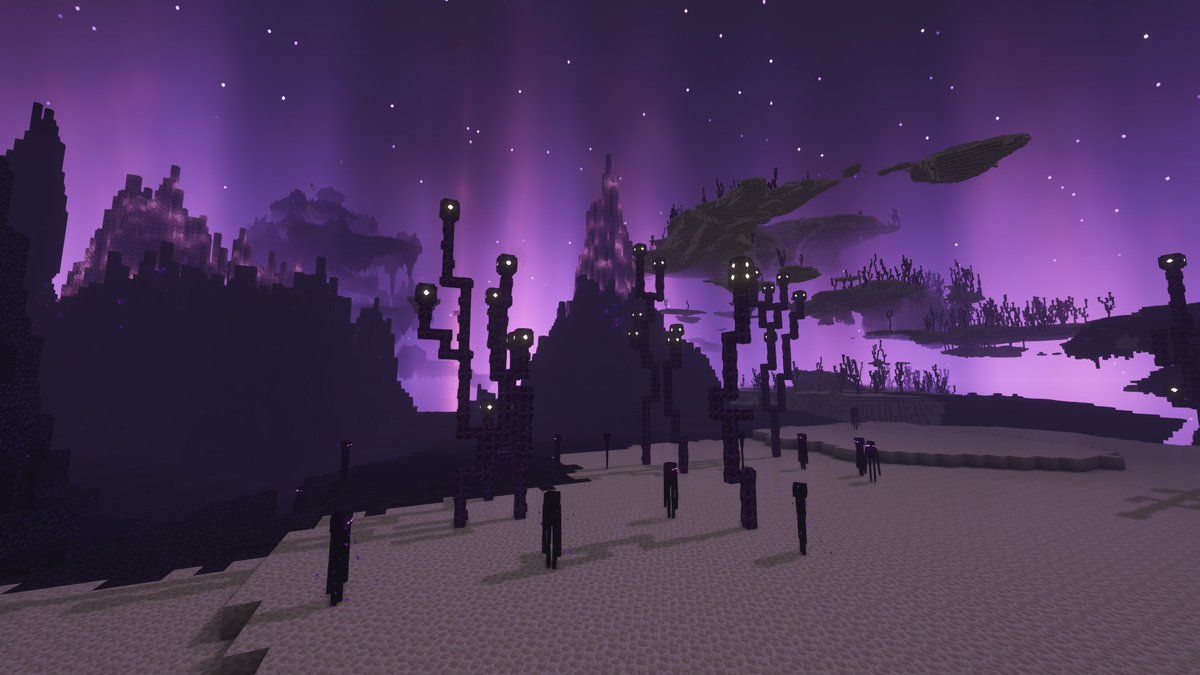 1200x675 Nullscape End Reborn datapack #minecraft #wallpaper #minecraftwallpaper #minecraftlandscapes #end #dimension #enderman #datapack #nullscape