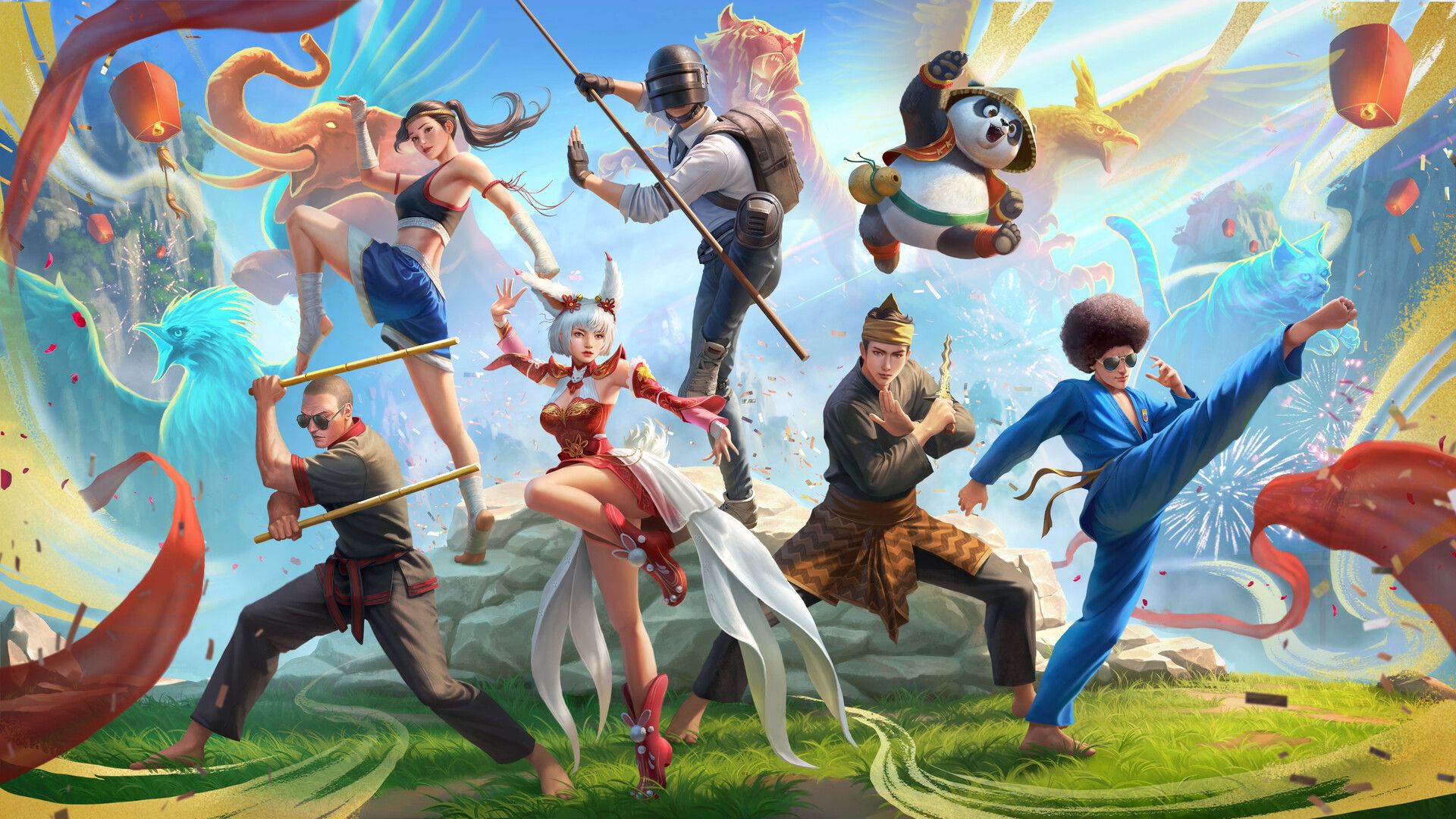 1920x1080 PUBGM Spring Festival KV 2023 Games & Share Creators Co Development