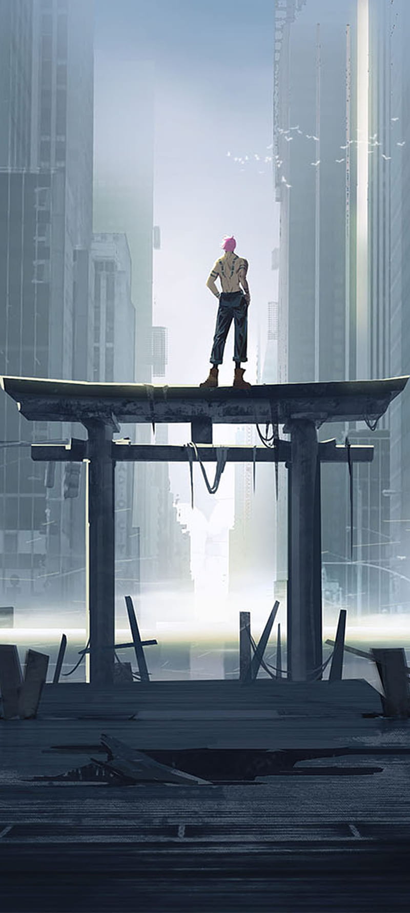 800x1778 Jujutsu Kaisen, city, japan, Jujutso no Kaisen, Sukuna, anime, HD phone wallpaper
