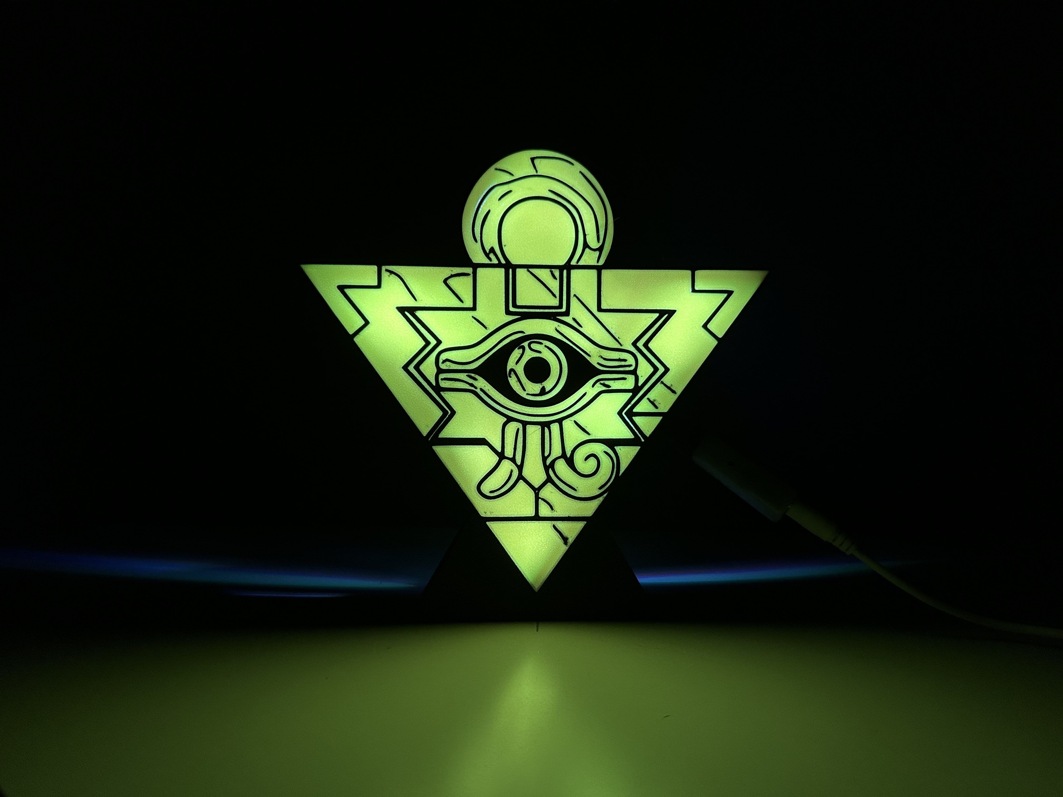 4032x3024 Yugioh Millennium Puzzle Lightbox 3D Print Model