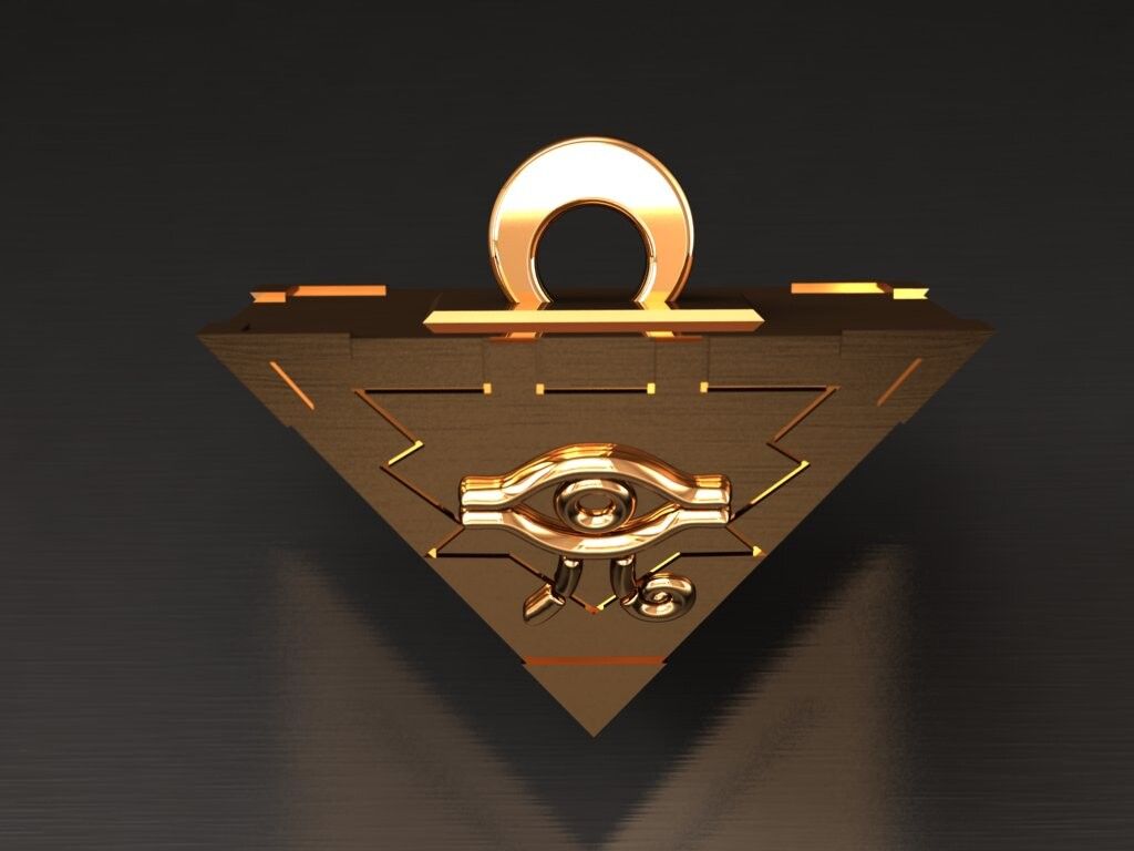1024x768 Yu Gi Oh Millennium Puzzle
