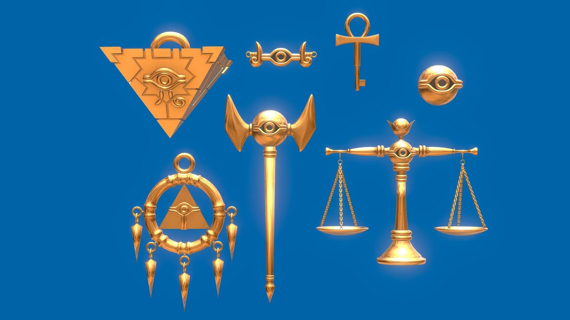 1920x1080 Millennium Items (Yu Gi Oh!) Model By Rafael Rodrigues [4b3c60c]