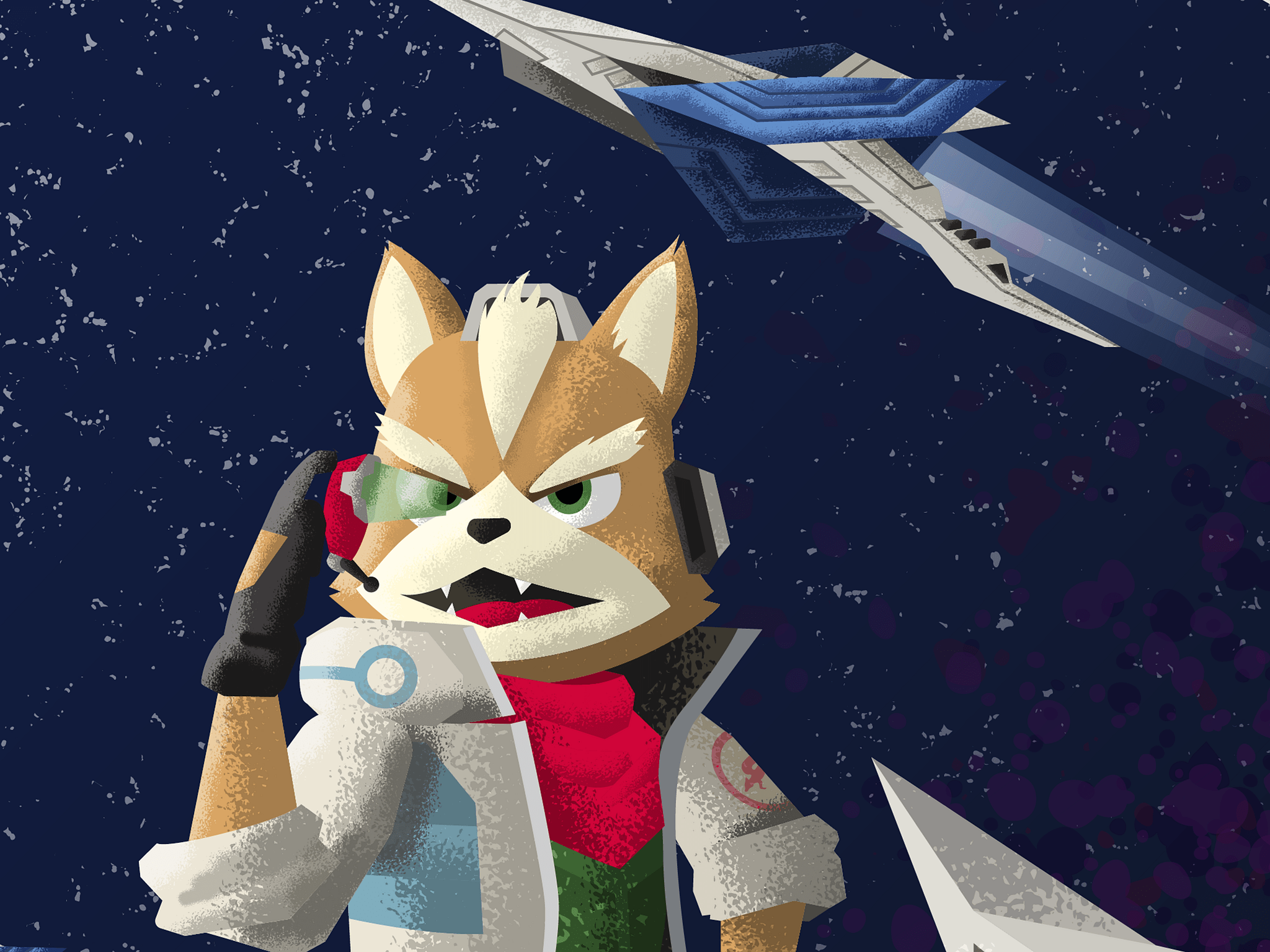 2048x1536 Fox McCloud by Arnulfo González on Dribbble