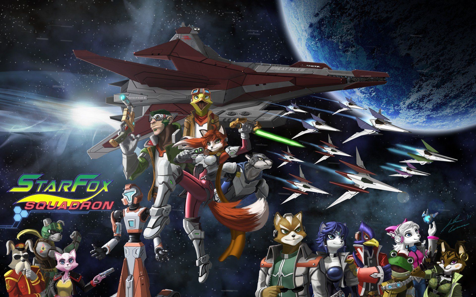 1920x1200 Fox McCloud Wallpaper