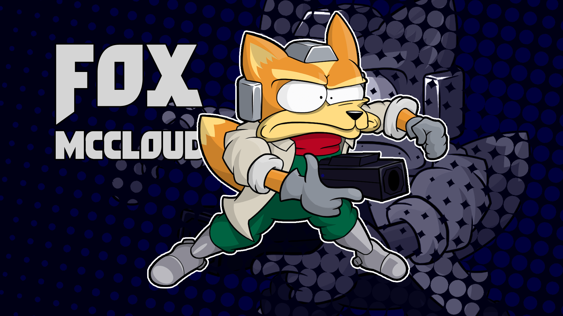1920x1080 Fox McCloud from Super Smash Bros. Melee by GoruposStudios on Newgrounds