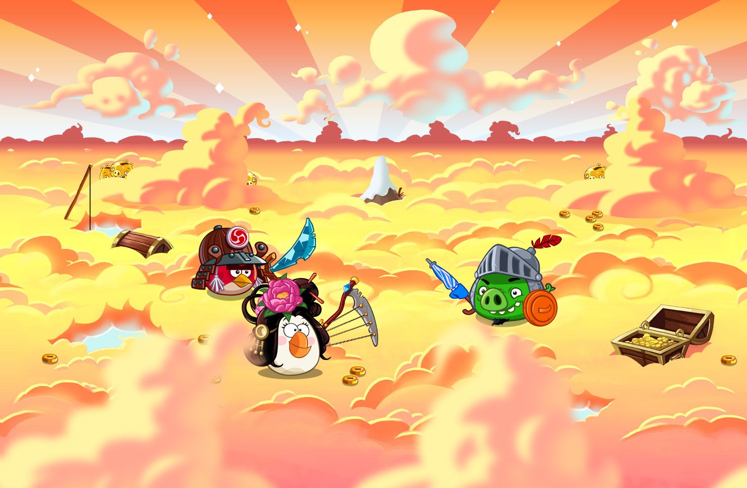 1480x968 Background &amp; Characters For “Angry Birds Epic” (Rovio Entertainment Chimera, 2014) (1). Image - Behance
