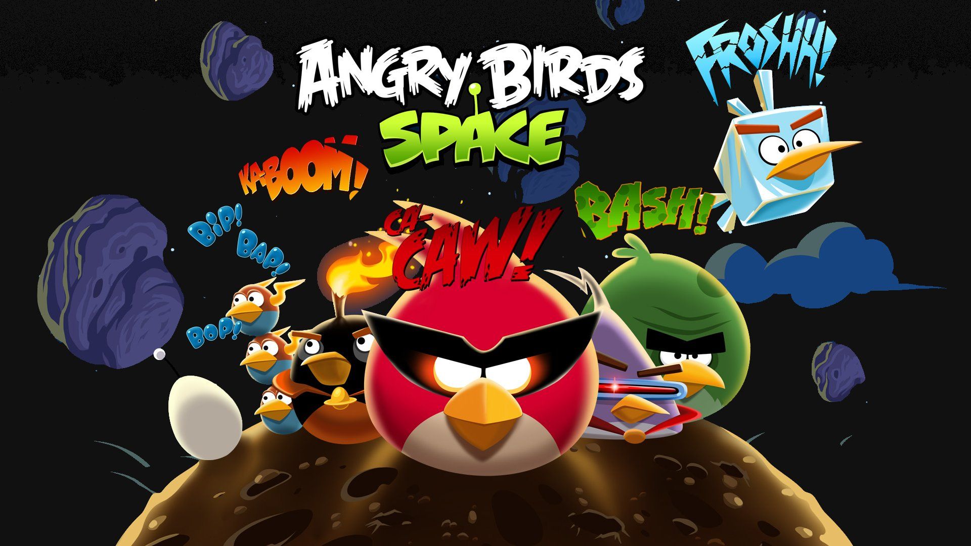 1920x1080 Angry Birds Space HD Wallpaper