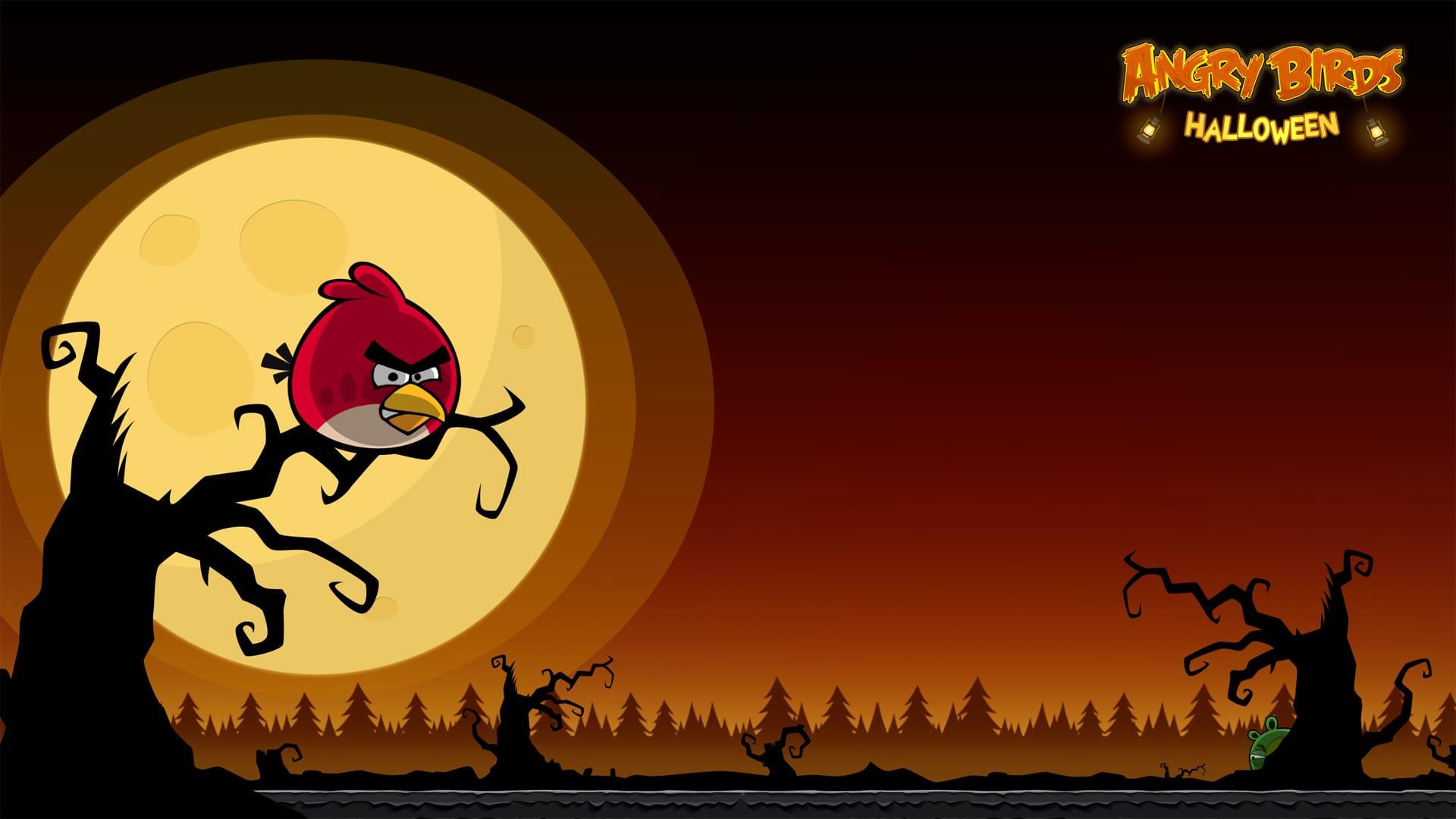 1920x1080 Angry Birds Halloween iPhone & Desktop Background