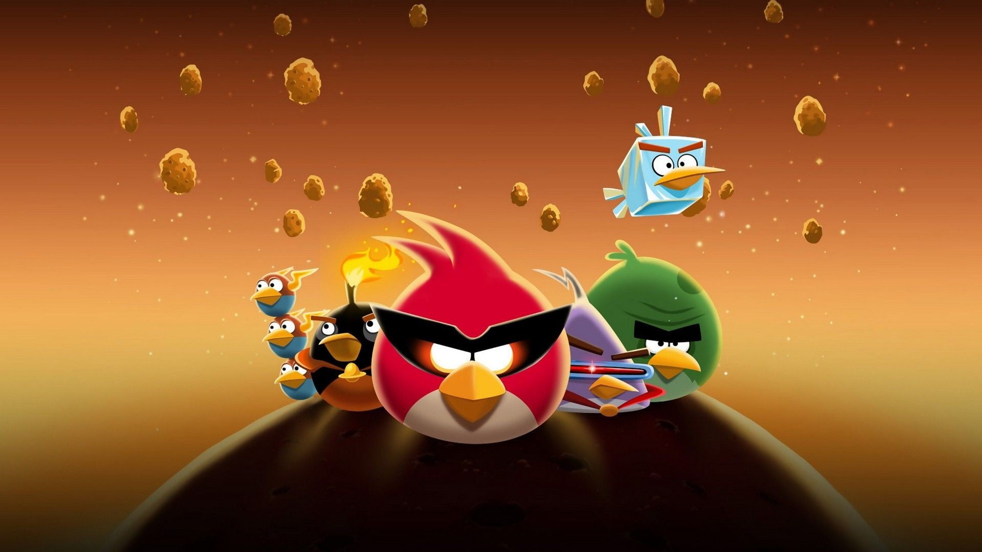 1920x1080 Angry Birds digital wallpaper, Angry Birds, Angry Birds Space HD wallpaper