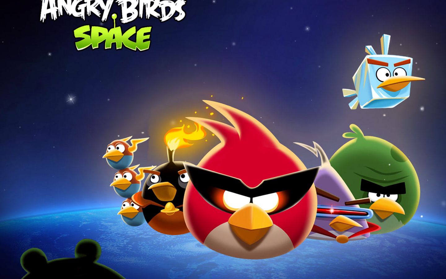 1440x900 Angry BIrd Space Game Wallpaper HD / Desktop and Mobile Background