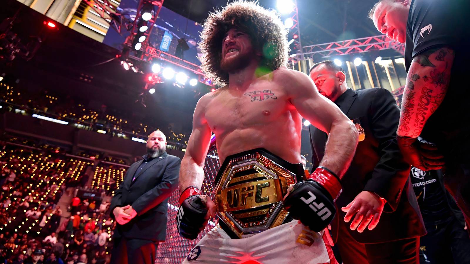 1600x900 Former WWE Superstar Seen Training With Merab Dvalishvili Ahead Of UFC 316