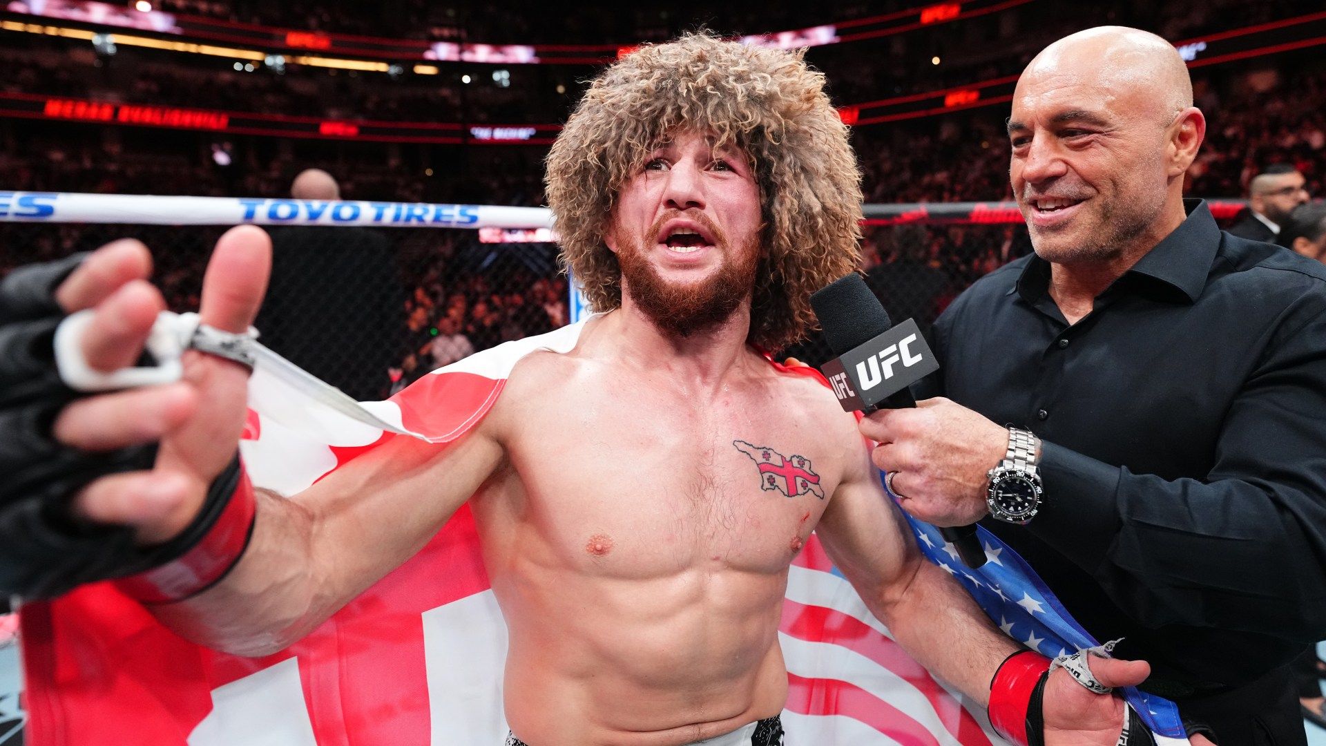 1920x1080 Merab Dvalishvili Breaks Georges St Pierre Record In Stunning Victory At UFC 311 Over Umar Nurmagomedov