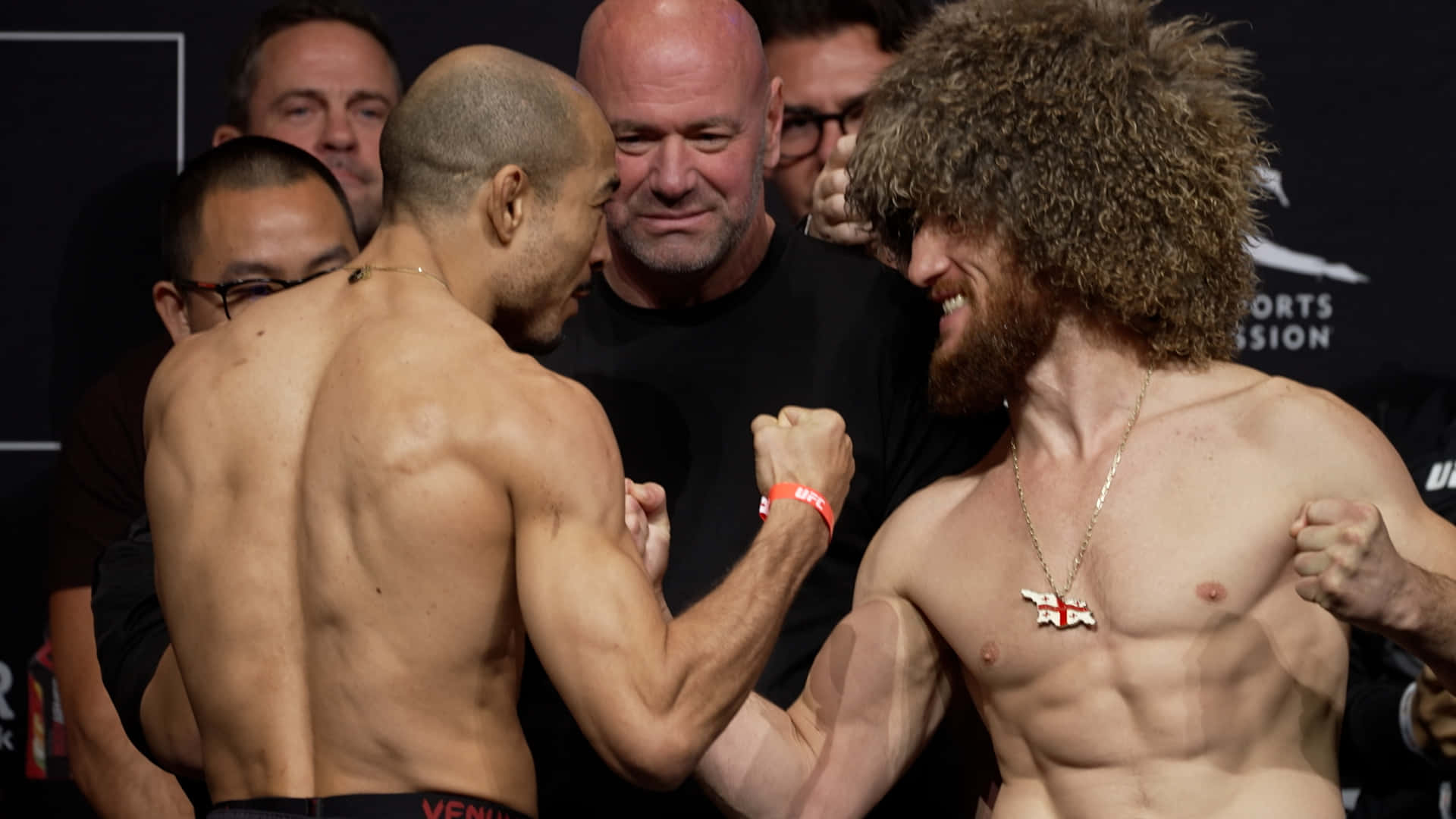 1920x1080 Download Merab Dvalishvili Face Off Wallpaper