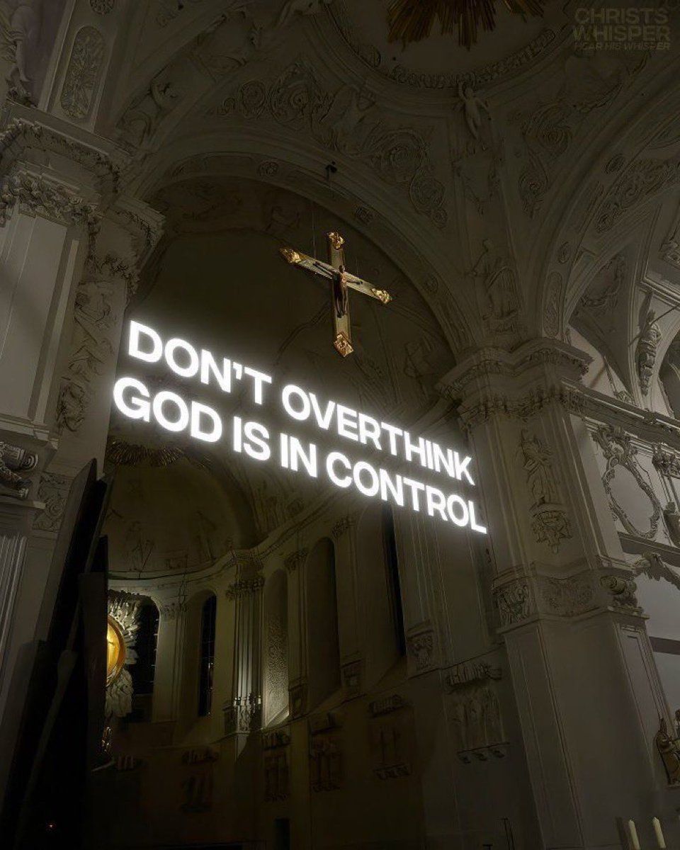 960x1200 Don't overthink God is in control