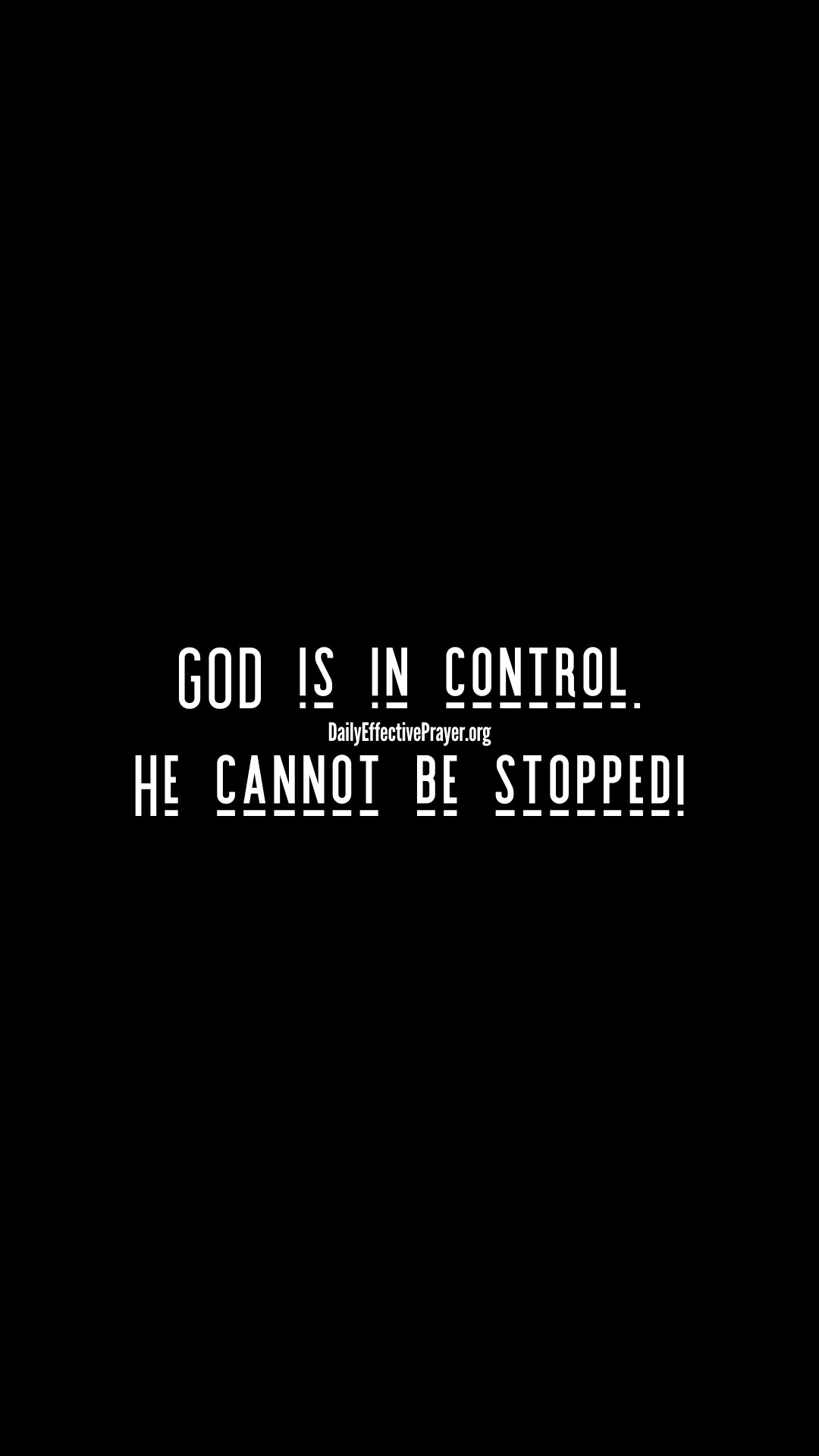 1080x1920 Relax. God is in control. Trust Him