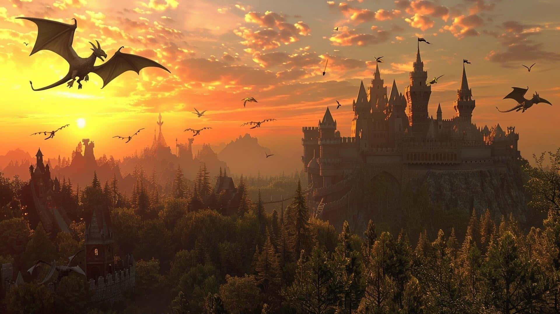 1920x1076 Medieval Fantasy Wallpaper