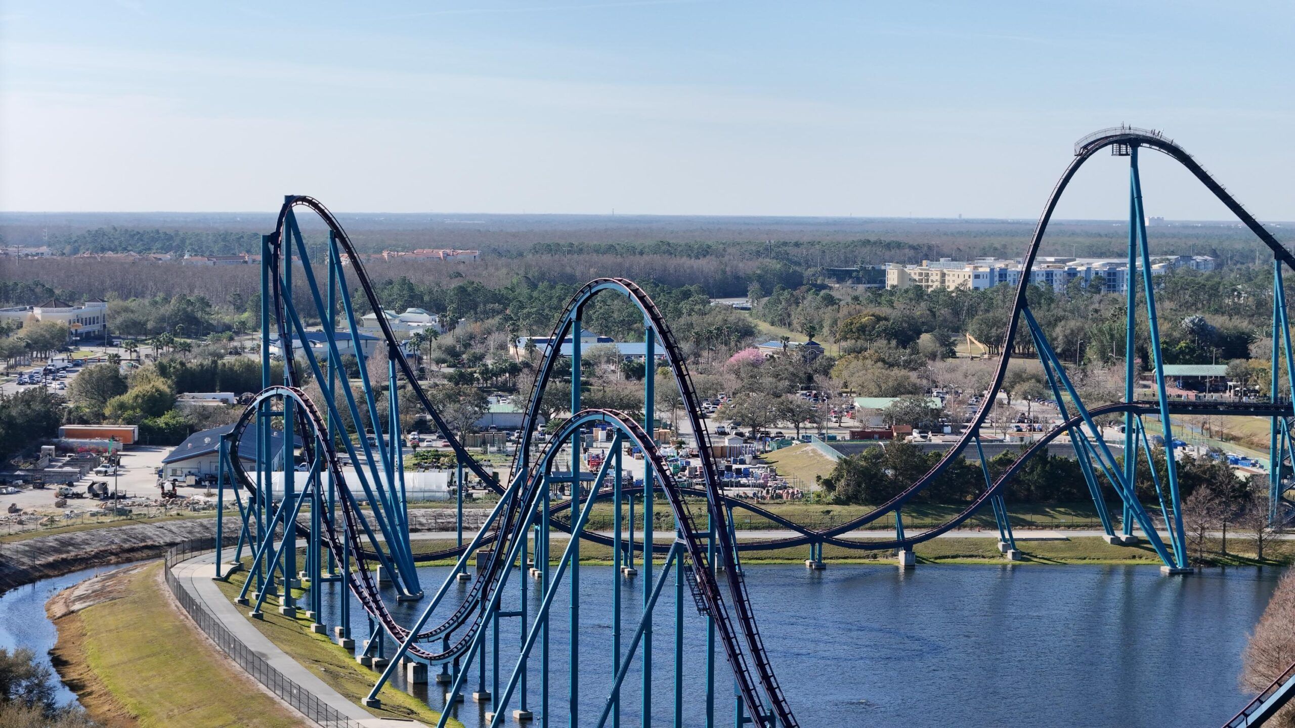 2560x1440 SeaWorld Orlando Aerials From a Drone