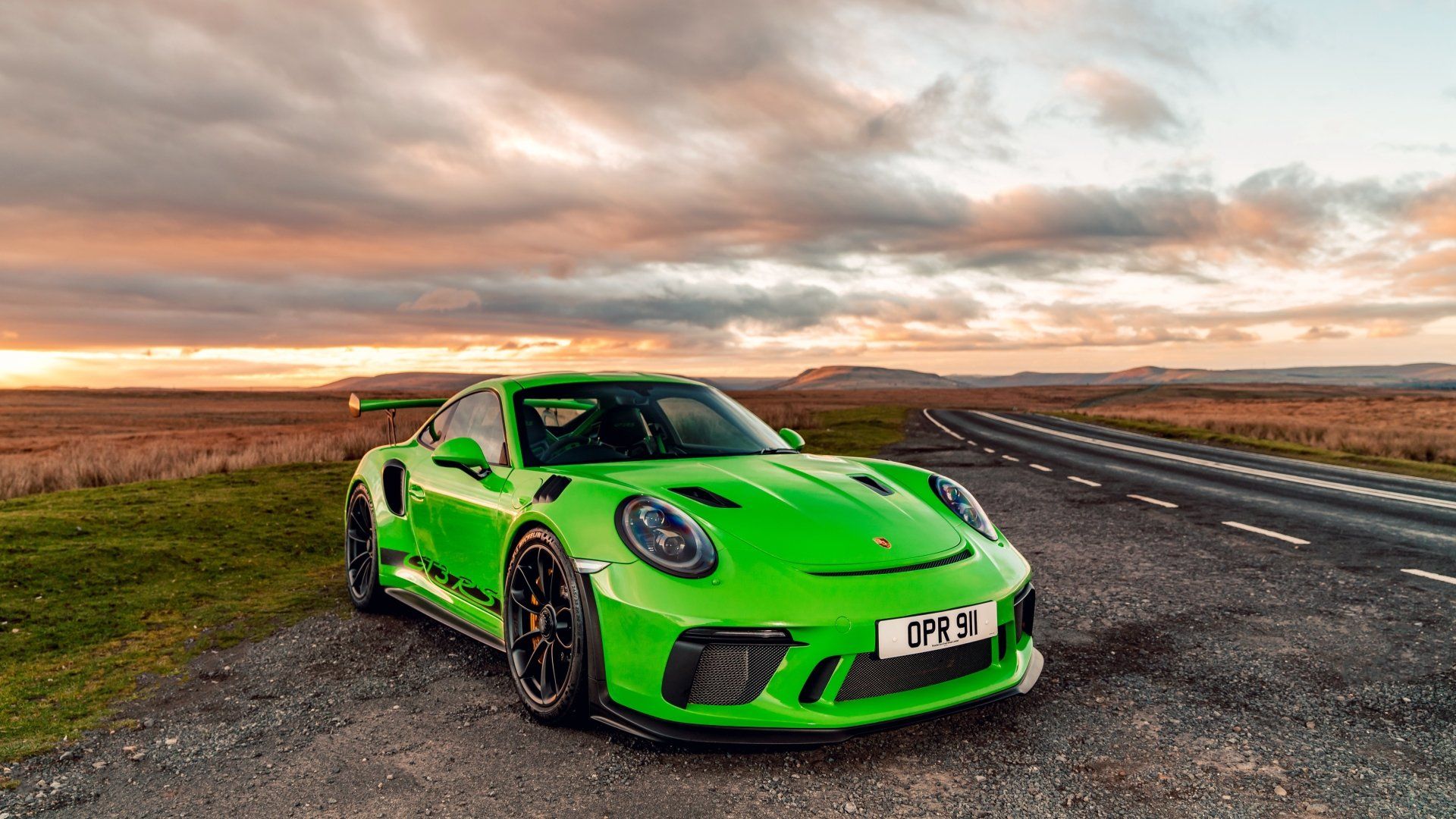 1920x1080 Download Green Car Car Porsche Porsche 911 Vehicle Porsche 911 GT3 RS 4k Ultra HD Wallpaperx2304