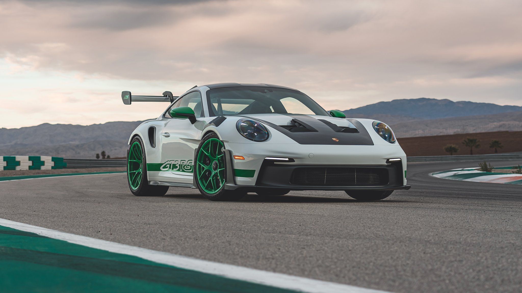 2048x1152 Porsche 911 GT3 Carrera RS Tribute Gets the Good Green Wheels, No Ducktail