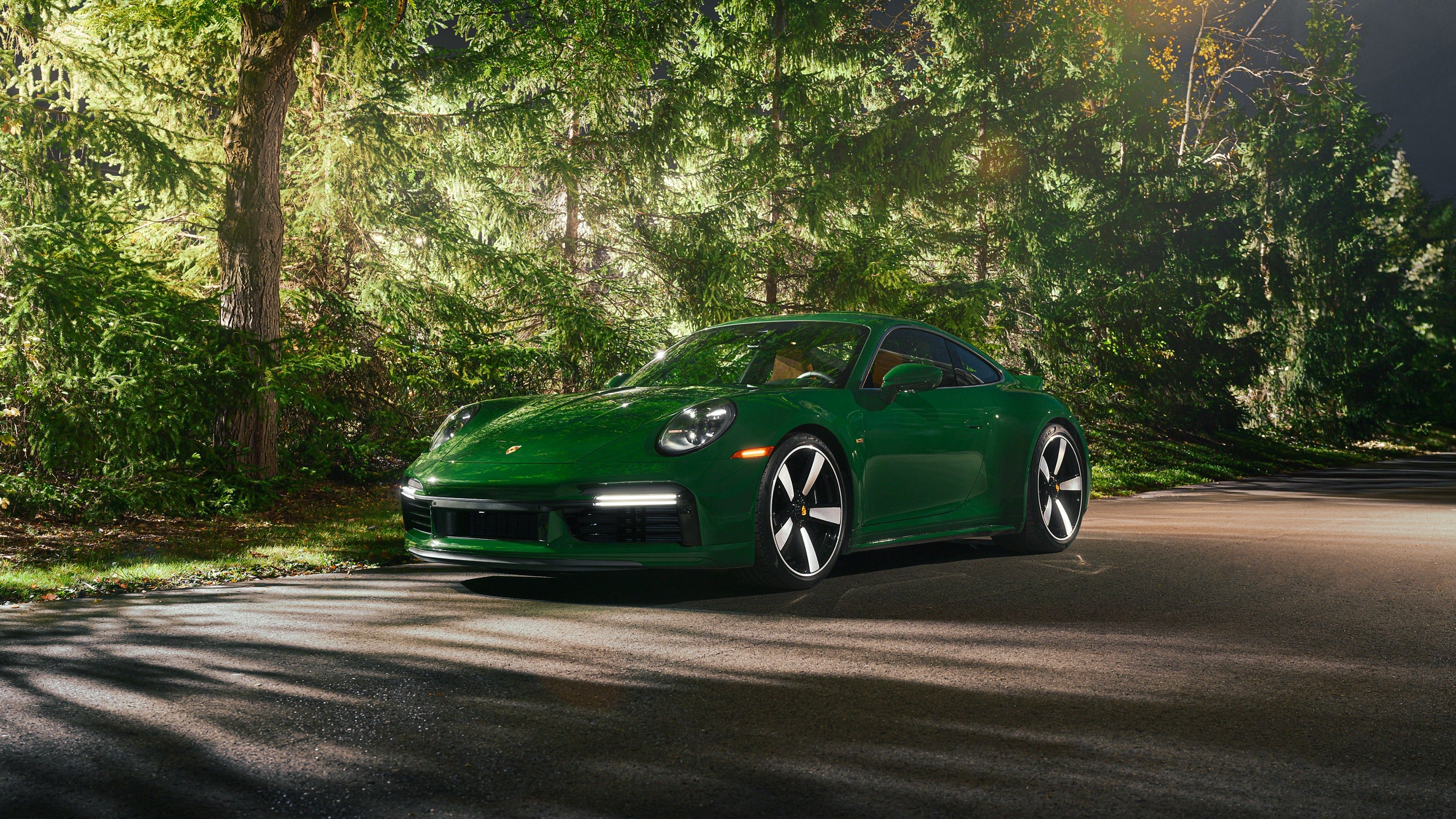 3840x2160 Green Porsche 911 Sport Classic 2023 Car 4K HD Cars Wallpaper